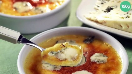 Crème brûlée au Roquefort