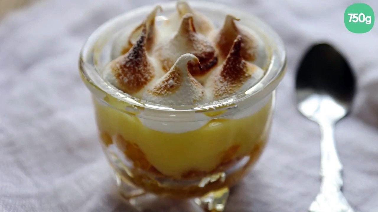 Tarte meringuée déstructurée aux agrumes