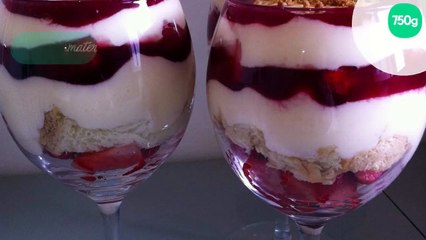 Mon tiramisu fraises