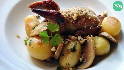 Cailles laquées au soja