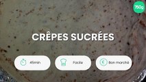 Crêpes sucrées