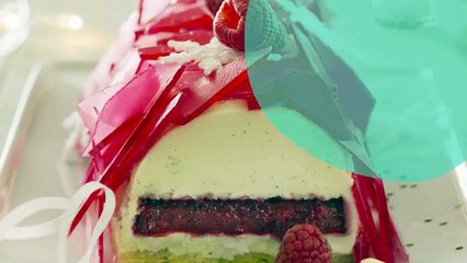 Bûche craquante à la confiture Framboise Intense