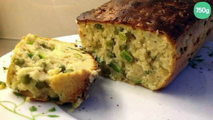 Download Video: Cake aux courgettes et aux petits pois