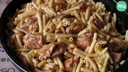 Porc en ragoût aux macaronis