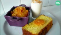 Gâteau mouillé de semoule à l'orange