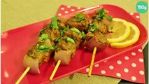 Brochettes de bœuf à l'indienne, gingembre & ketchup