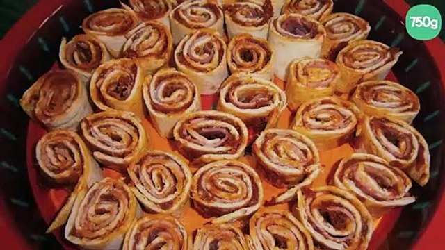 Wraps jambon & pesto de tomates séchées