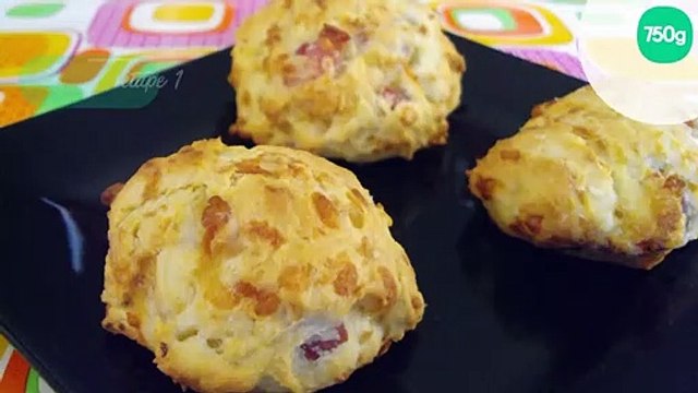 Scones au gruyère et lardons