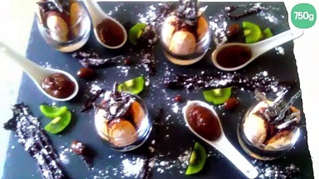 Mini-charlottes au chocolat en verrines