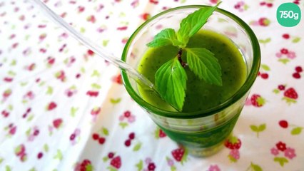 Gaspacho courgettes gingembre