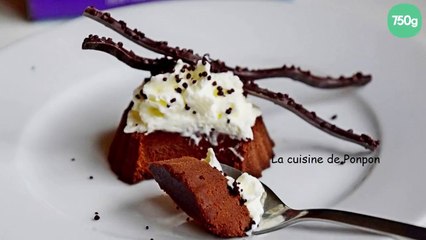 Fondant au chocolat sans cuisson facile