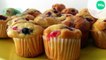 Muffins au miel et fruits rouges sans gluten