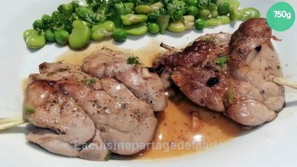 Ris de veau à la citronnelle