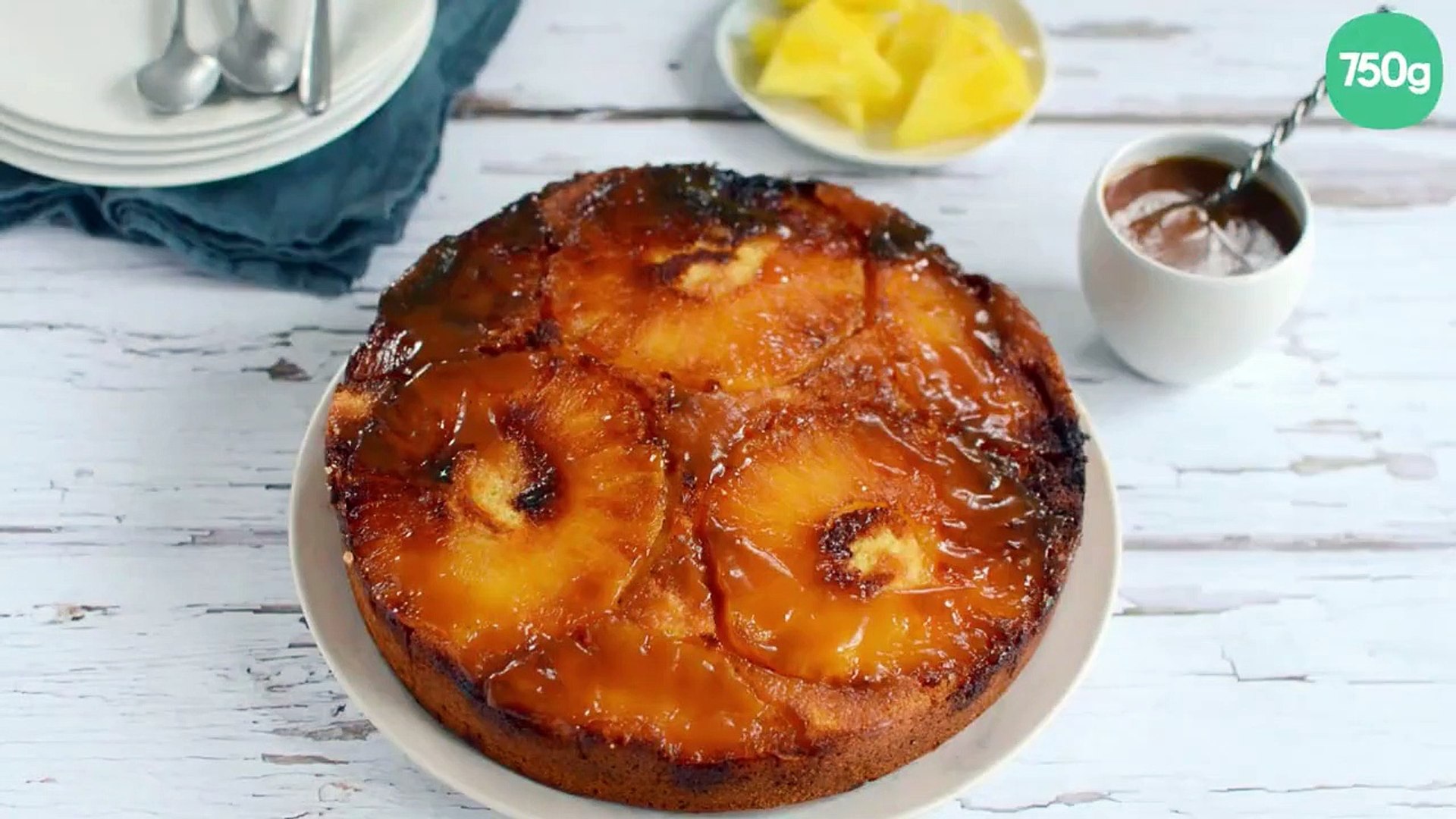 Gateau Renverse A L Ananas Video Dailymotion