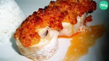 Filet de poisson en crumble de chorizo