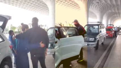 Jasmin Bhasin को  Aly Goni ने एयपोर्ट पर यूं किया रीसीव; Watch video | FilmiBeat