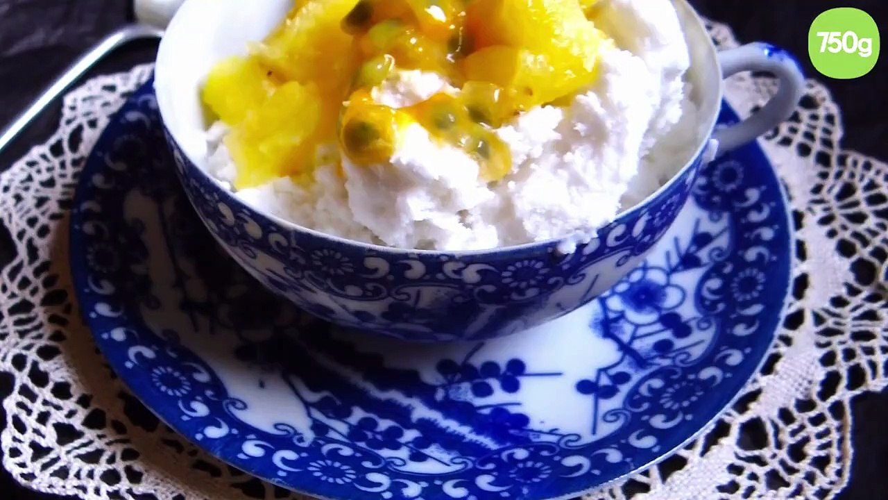 Glace végane à la noix de coco