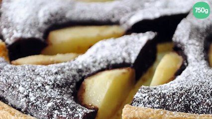 Tarte poires chocolat
