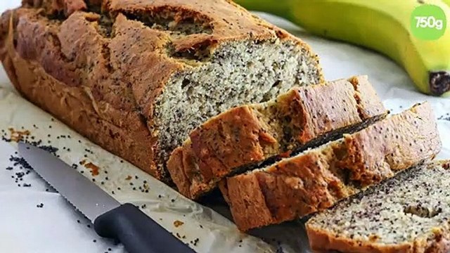 Banana bread aux graines de pavot