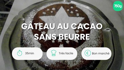 Gâteau au cacao sans beurre