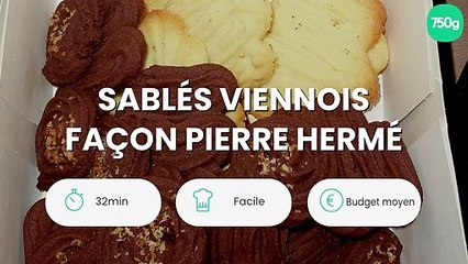 Sablés viennois façon Pierre Hermé