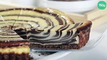 Zebra cheesecake aux 2 chocolats