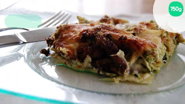 Lasagnes de poulet aux épinards et ricotta