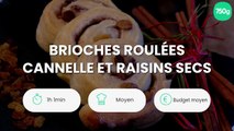 Brioches roulées cannelle et raisins secs