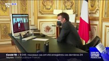 Emmanuel Macron pense 
