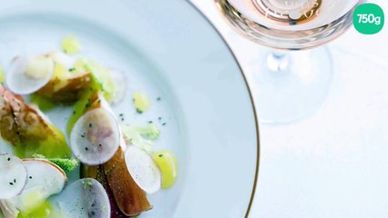 Langouste de Méditerranée en aigre doux miel, citron vert et fleur d'oranger par Alain Passard