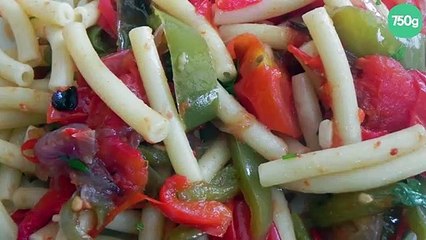 Macaronis aux poivrons