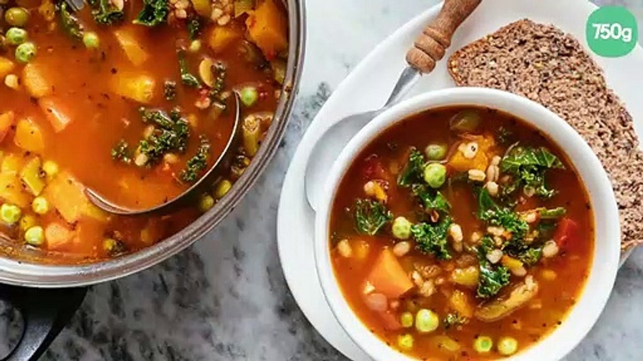 Minestrone au potiron