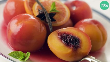 Pêches gratinées aux épices