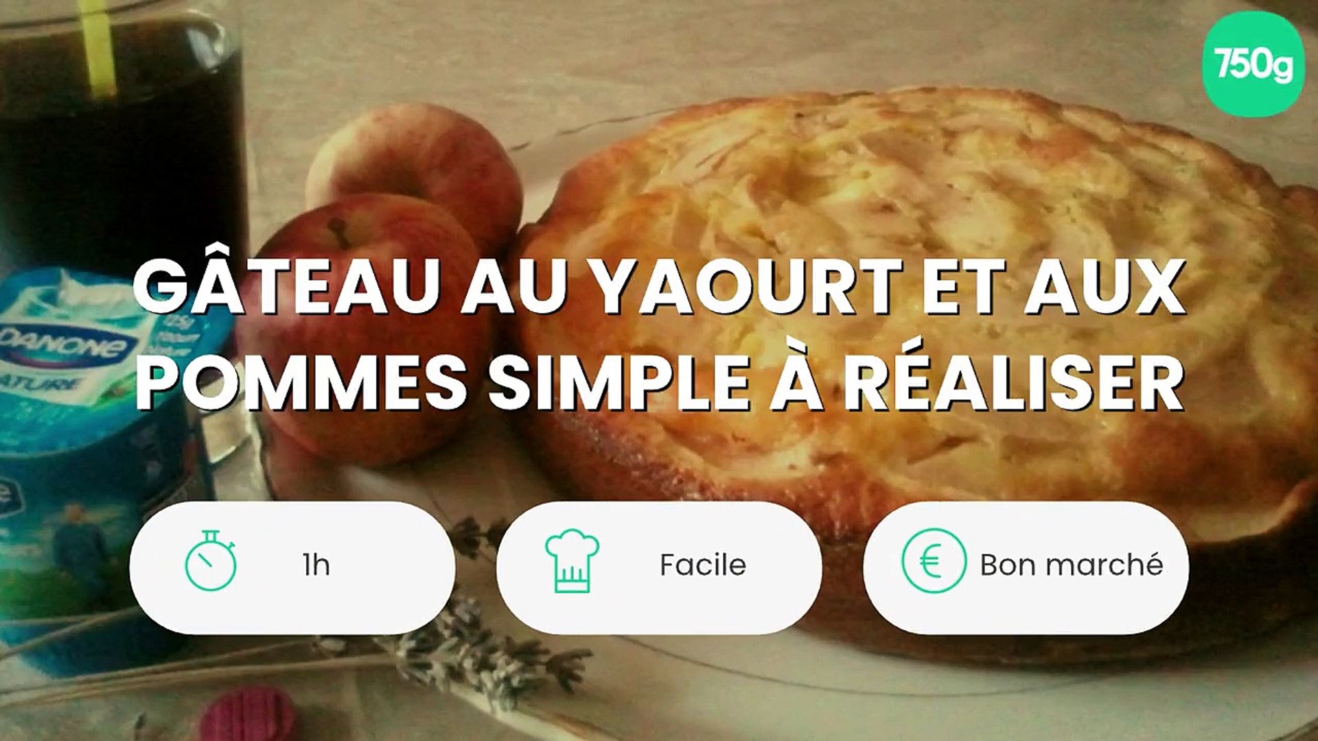 Gateau Au Yaourt Et Aux Pommes Simple A Realiser Video Dailymotion