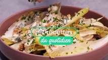 Salade d’endives aux pommes et roquefort