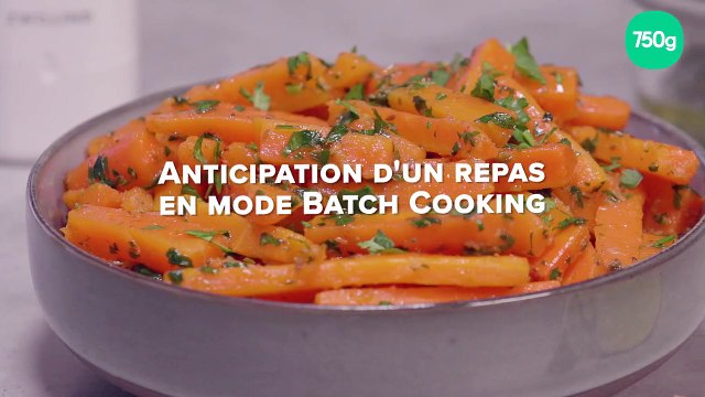 Carottes à la chermoula et pesto de fanes de carottes