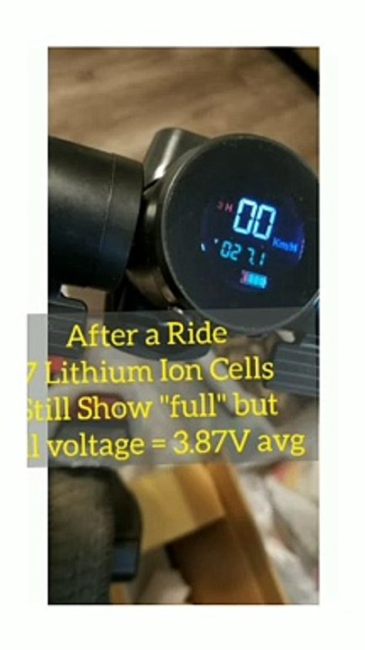 BAD BATTERY GAUGE ZOOM.  Battery Gauge accuracy review, Gyrocopters Zoom 2.0 folding electric kick style foldable e-scooter