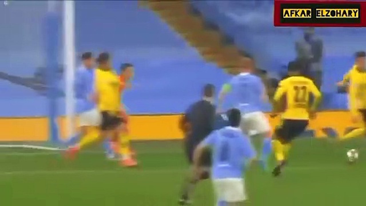 ملخص اهداف مباراه مانشستر سيتي وبروسيا دورتموند 1_2جنون حفيظ دراجى --(480P)
