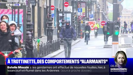 A trottinette, des comportements "alarmants" - 07/04