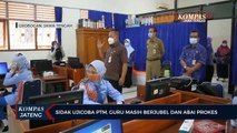 Sidak Uji Coba PTM, Guru Masih Berjubel dan Abai Prokes