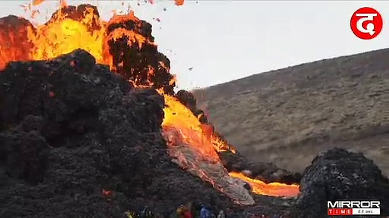 Fagradalsfjall Volcano In Iceland Left with Most Beautiful “Lava Show” | Volcanoes in Iceland 2021