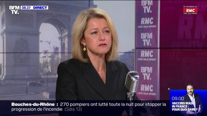 Passeport vaccinal: selon Barbara Pompili, "le débat doit avoir lieu (…) mais il faut avoir suffisamment de vaccinés, c'est trop tôt"