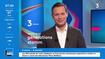 07/04/2021 - La matinale de France Bleu Alsace