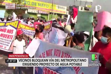 Independencia: vecinos advierten con bloquear nuevamente las vías si las autoridades no cumplen