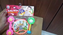 Unboxing and Review of Ratnas Baby Bliss 3 in 1 Rattle Set for your kids gift
