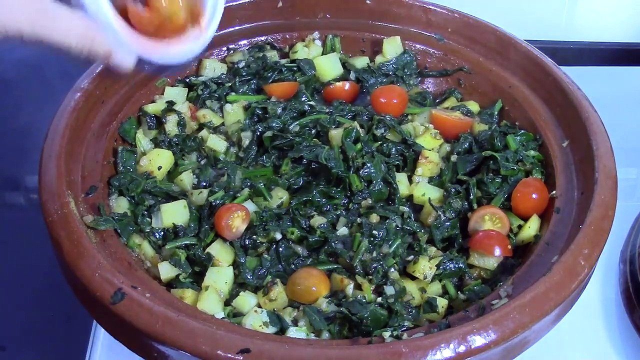 Tajine Aux Epinards Recette Facile Et Rapide