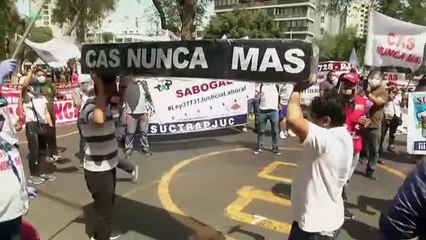 Sanitarios de Perú demandan más recursos y mejores condiciones para luchar contra el Covid