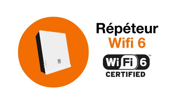 Répéteur Wifi 6 d'Orange