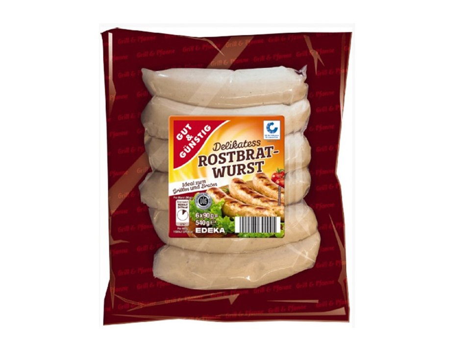 Metallteile! Edeka und Marktkauf rufen Rostbratwurst zurück