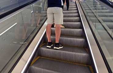 Japanese district is banning people from walking on escalators